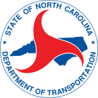 NCDOT logo with dot