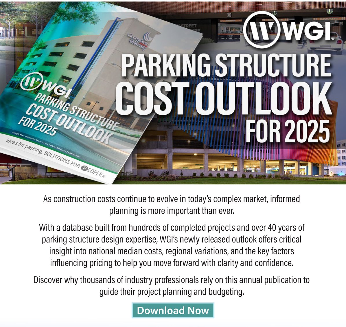Parking Structure Cost Outlook for 2025