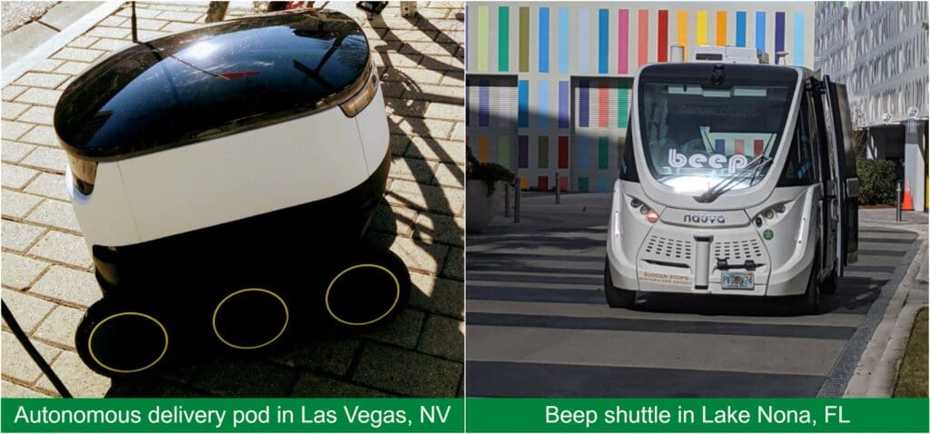 Autonomous Delivery robots